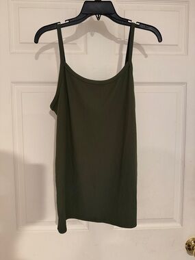 No Boundaries Olive Green Slim Cami